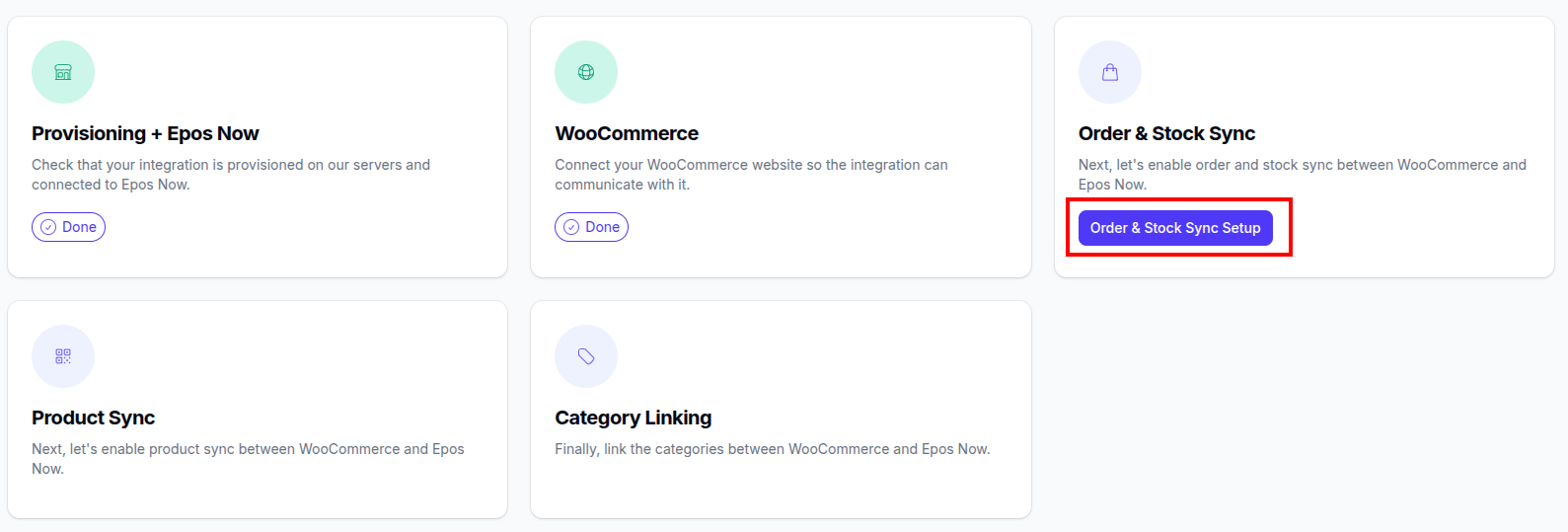 Enable order and stock sync